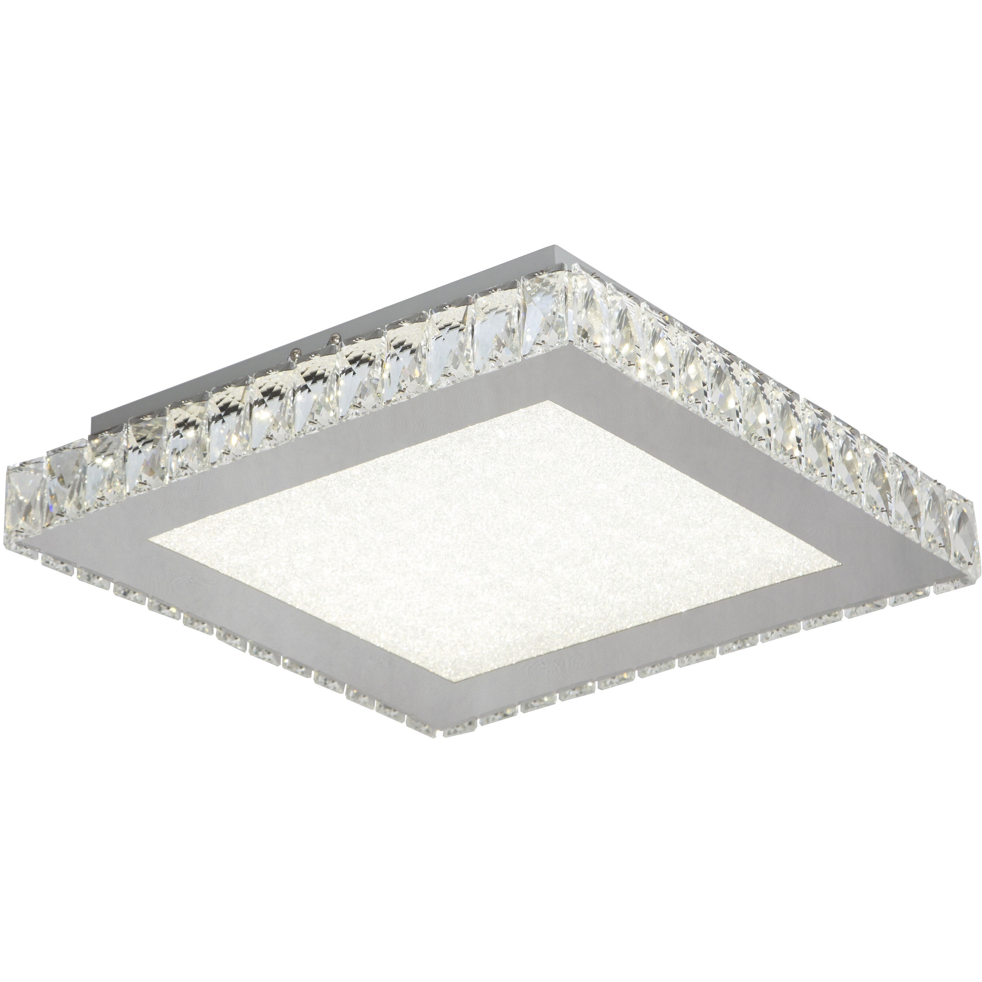 Canada LED 17 inch Chrome Flush Mount Ceiling Light