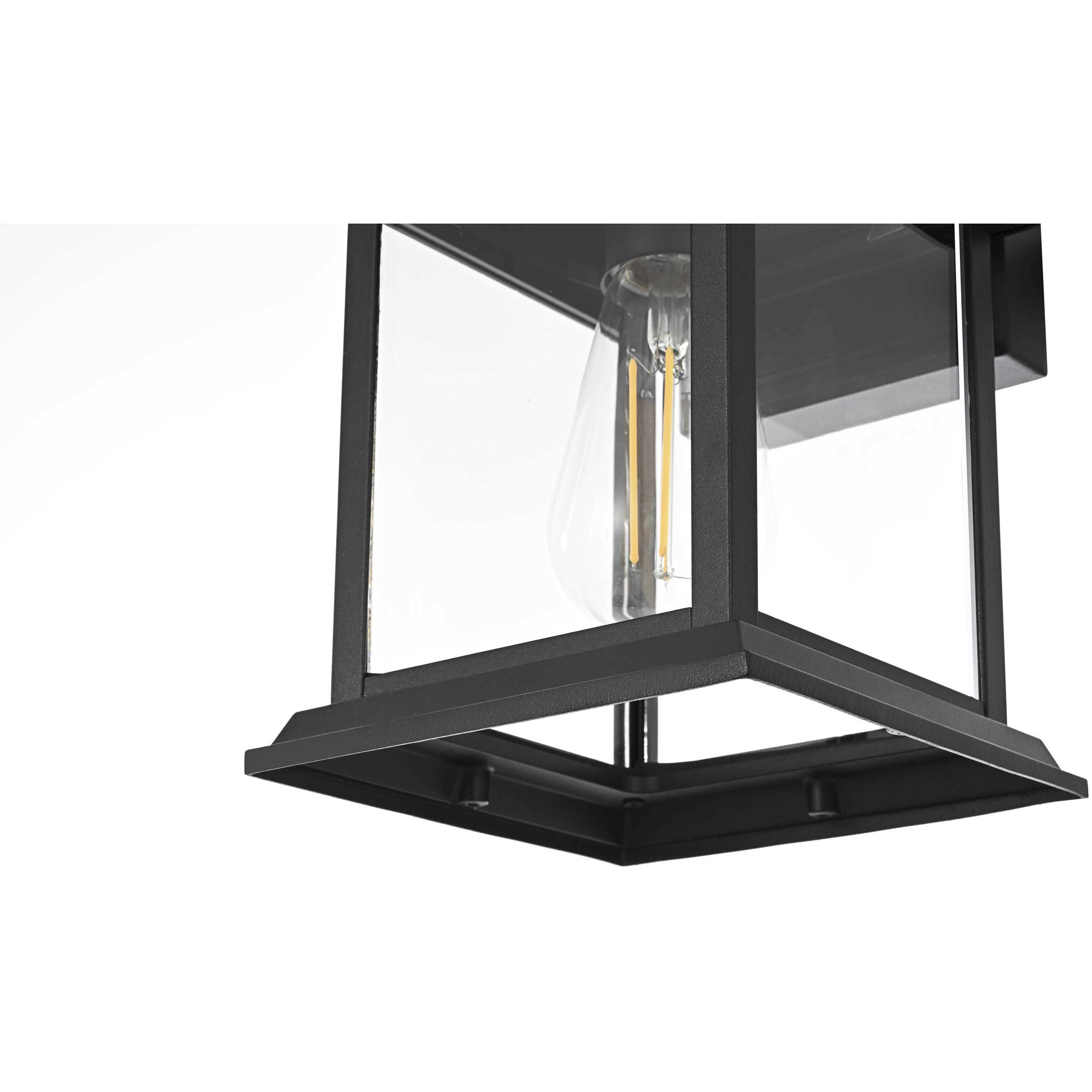 Araceli 1 Light 10 inch Black Outdoor Wall Sconce