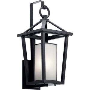 Pai 1 Light 22 inch Black Outdoor Wall, Large