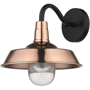 Burry 1 Light 11 inch Copper Exterior Wall Mount