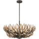 Arboles 8 Light 32.75 inch Heritage Bronze Pendant Ceiling Light