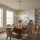 Stella 6 Light 30 inch Natural Brass Chandelier Ceiling Light