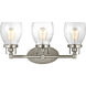 Belton 3 Light 21 inch Brushed Nickel Bath Vanity Wall Sconce Wall Light