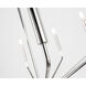 Enzo 8 Light 25 inch Chrome Pendant Ceiling Light
