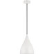 Oden 1 Light 9 inch Matte White Pendant Ceiling Light