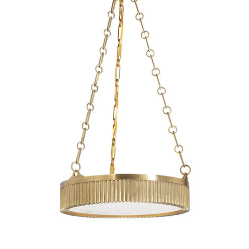 Lynden 4 Light 16 inch Aged Brass Pendant Ceiling Light
