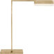 Kelly by Kelly Wearstler Linea 15 inch 8.00 watt Hand Rubbed Antique Brass Table Lamp Portable Light