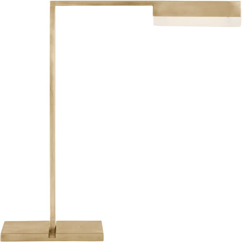 Kelly by Kelly Wearstler Linea 15 inch 8.00 watt Hand Rubbed Antique Brass Table Lamp Portable Light