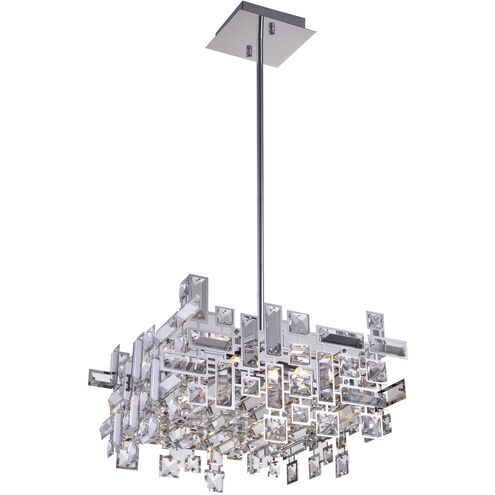 Arley 8 Light 21 inch Chrome Island/Pool Table Light Ceiling Light