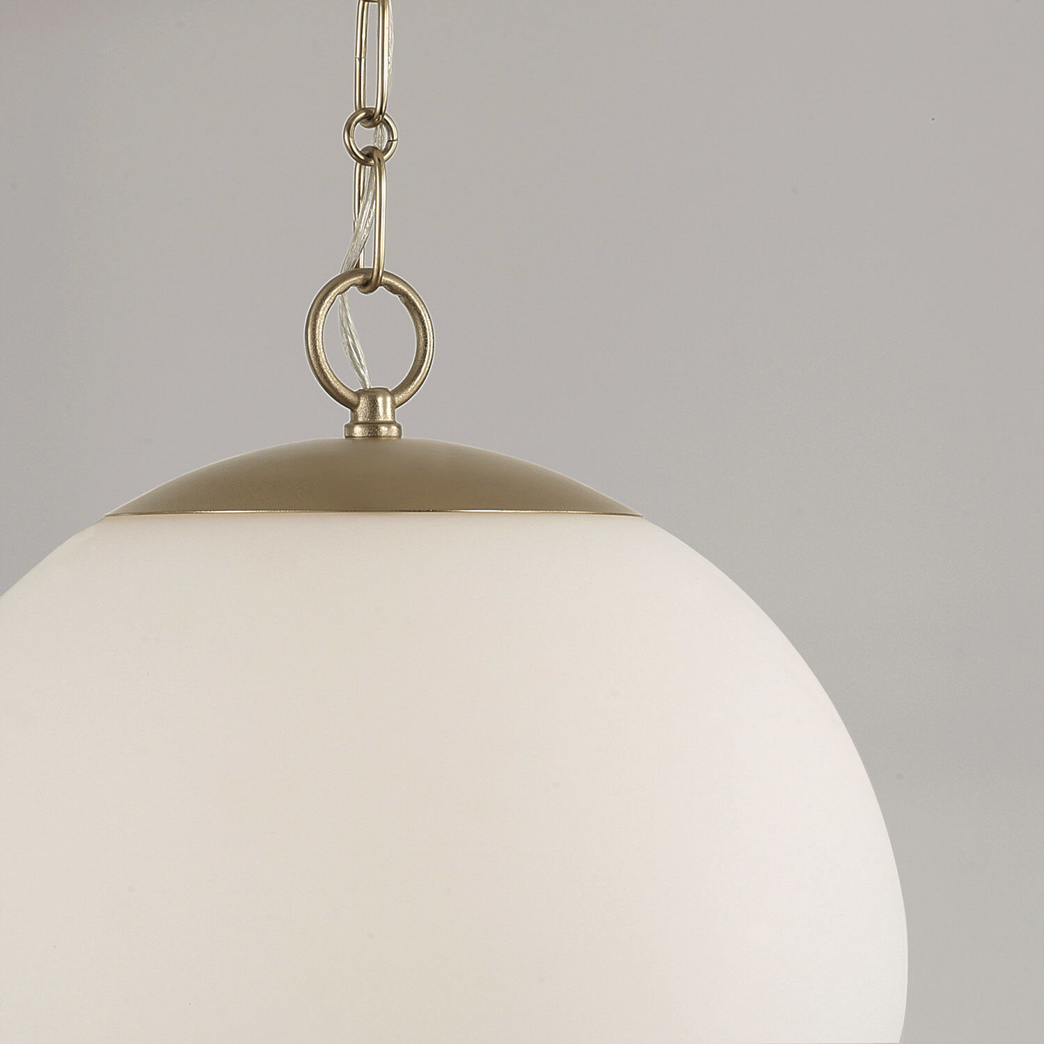 Cleo 1 Light 13.5 inch Matte Brass Pendant Ceiling Light