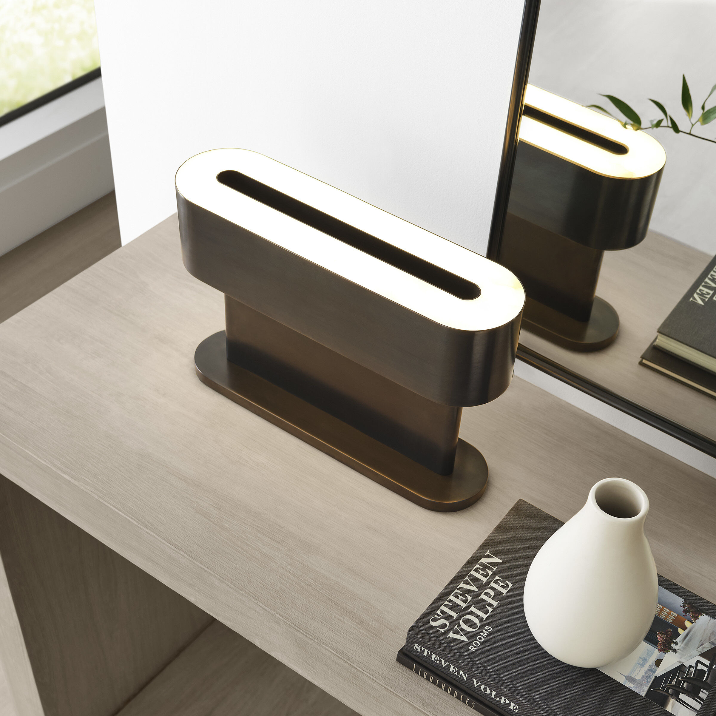 Kelly by Kelly Wearstler Wyllis 12 inch 33.00 watt Bronze Table Lamp Portable Light