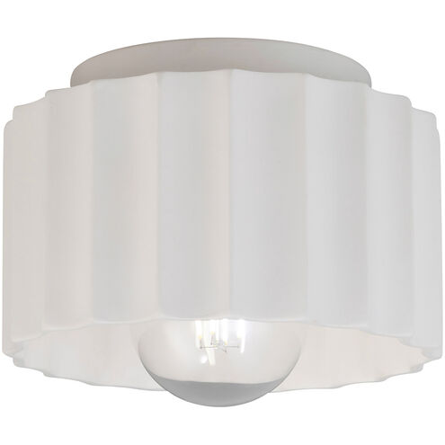 Radiance Collection 1 Light 8 inch Bisque Outdoor Flush-Mount