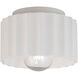 Radiance Collection 1 Light 8 inch Bisque Outdoor Flush-Mount