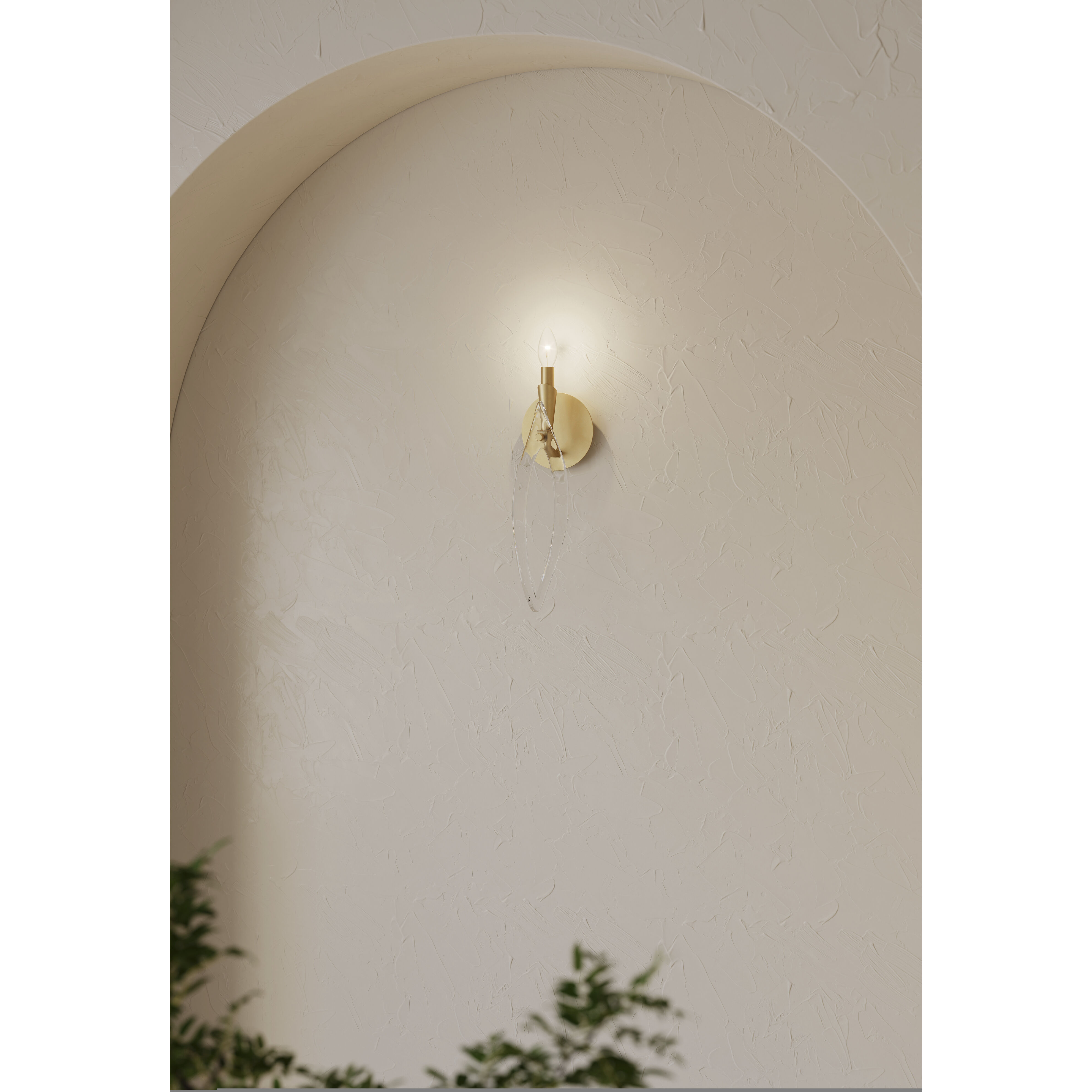 Glassara 1 Light 5.5 inch Legacy Brass Wall Sconce Wall Light