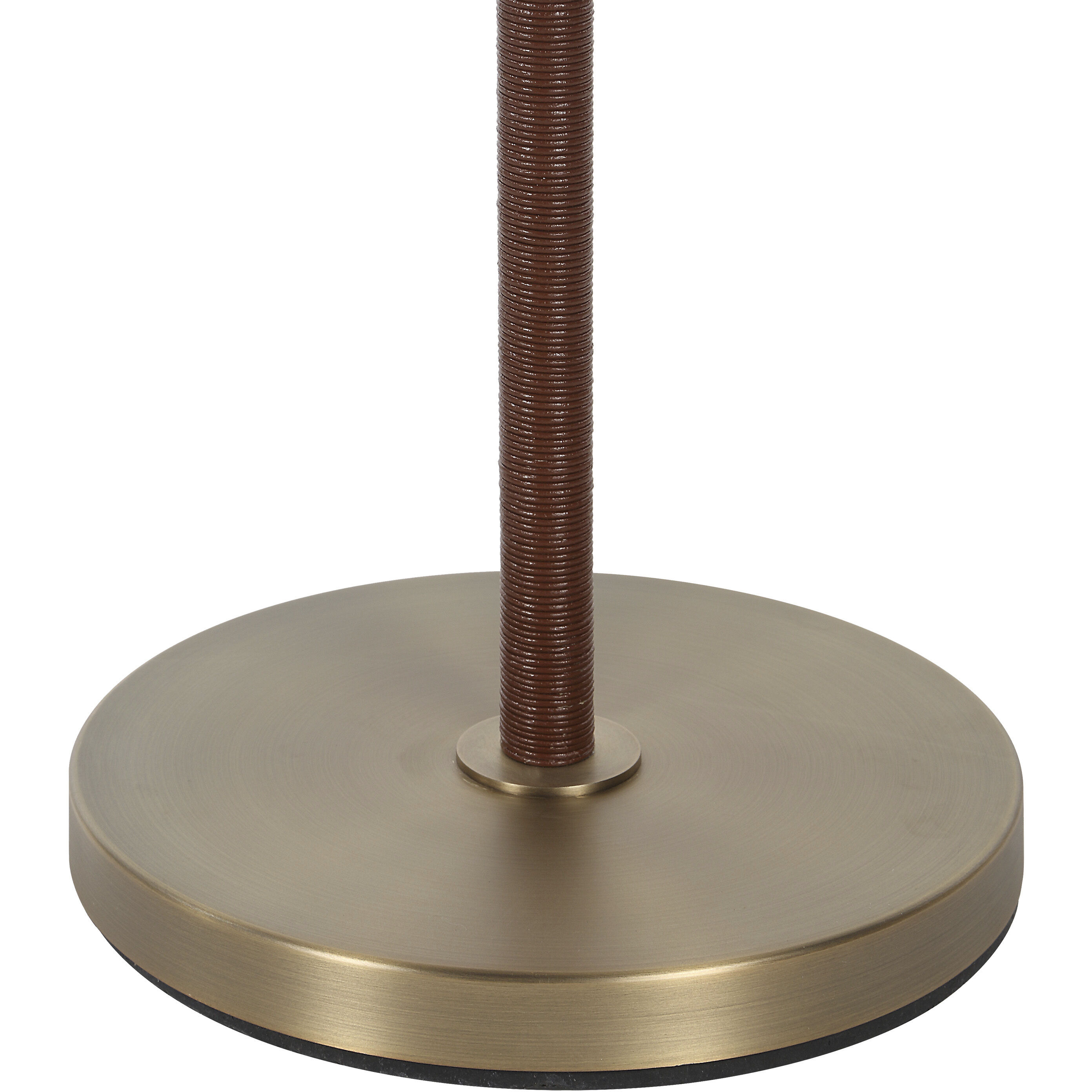 Elea 61 inch Dark Antique Brushed Brass Floor Lamp Portable Light