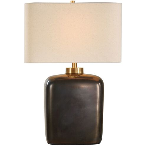 Quentin 25 inch 150.00 watt Dark Bronze and Brass Table Lamp Portable Light