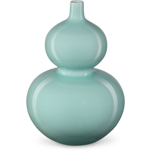 Celadon 12 X 8.25 inch Double Gourd Vase