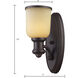 Brooksdale Sconce Wall Light in Oil Rubbed Bronze