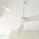 Collins 60 inch Matte White Indoor/Outdoor Smart Ceiling Fan, Coastal