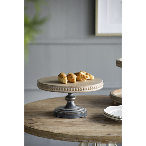 Anita Weathered Black and Broze and Whitewash Natural Table Décor