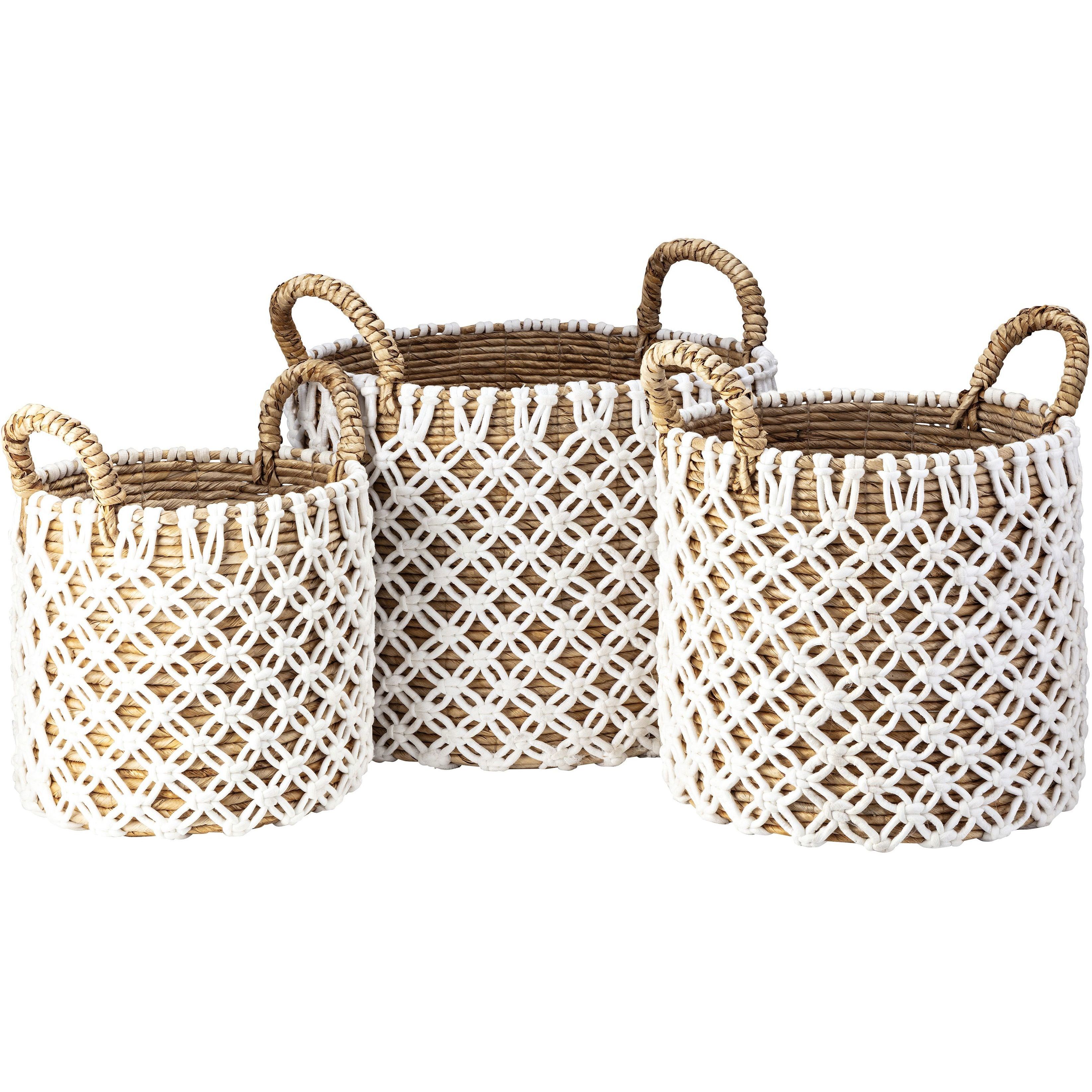 Bradley 21 X 20.75 inch Basket, Set of 3