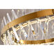 Canada LED 32 inch Gold LED Chandelier Ceiling Light