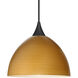 Brella 1 Light Black Cord Pendant Ceiling Light