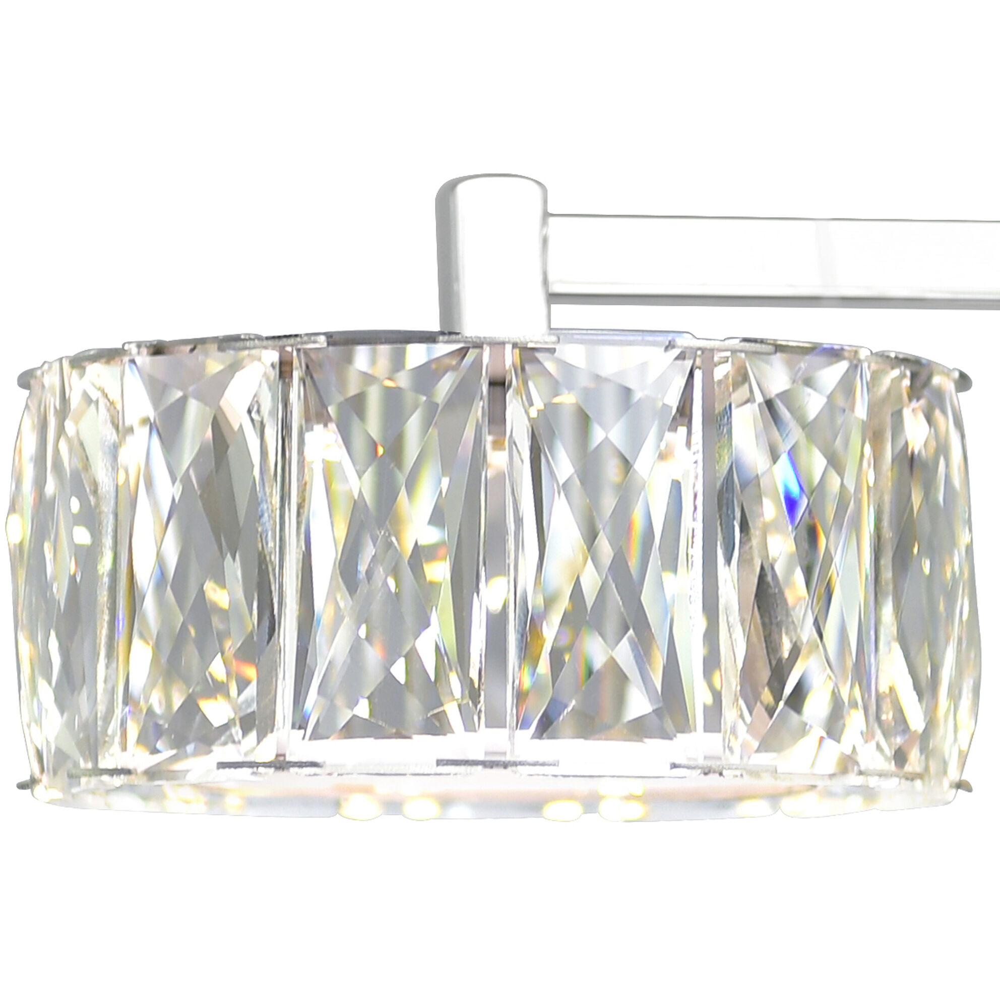 Milan LED 7 inch Chrome Bathroom Sconce Wall Light