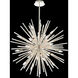 Sprazzo 28 Light 36 inch Polished Silver Pendant Ceiling Light in Firenze