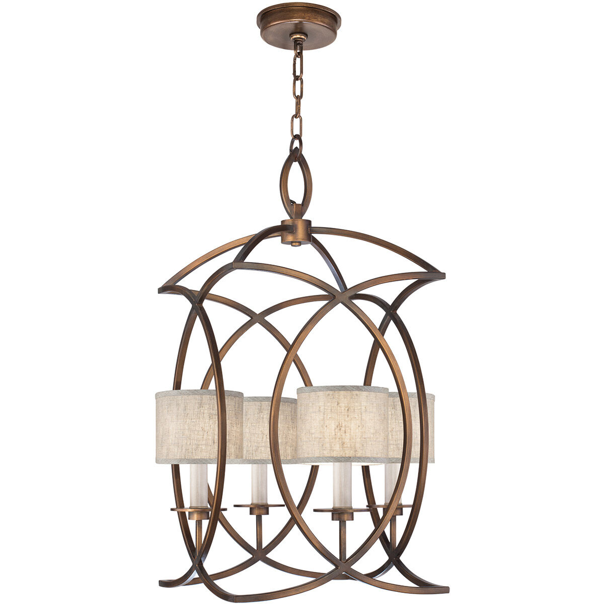 Cienfuegos 4 Light 21.5 inch Bronze Chandelier Ceiling Light