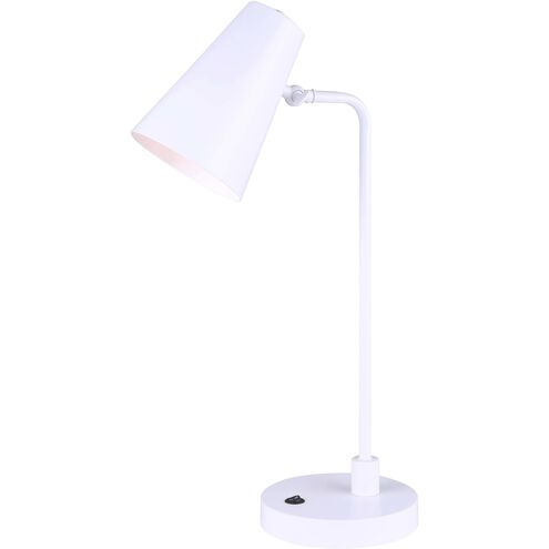 Orli 22 inch 40.00 watt White Table Lamp Portable Light