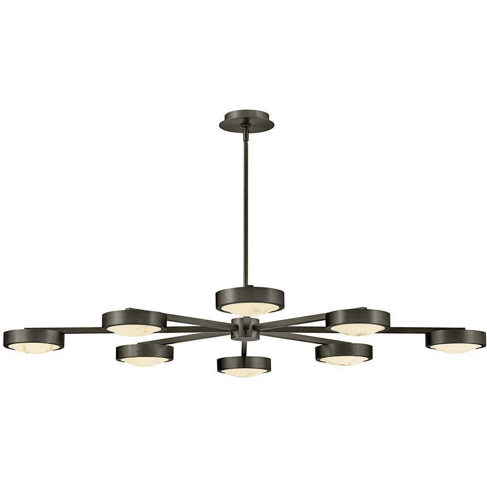 Cava LED 50 inch Black Oxide Semi-flush Mount Ceiling Light