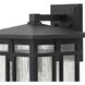 Tucker LED 18 inch Museum Black Outdoor Wall Mount Lantern, Large