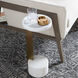 Kodiak 10 inch Gold/White Side Table