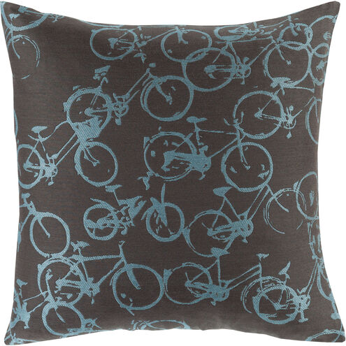 Pedal Power 18 inch Sky Blue, Black Pillow Kit