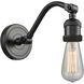 Franklin Restoration Bare Bulb LED 4.5 inch Oil Rubbed Bronze Sconce Wall Light, Franklin Restoration