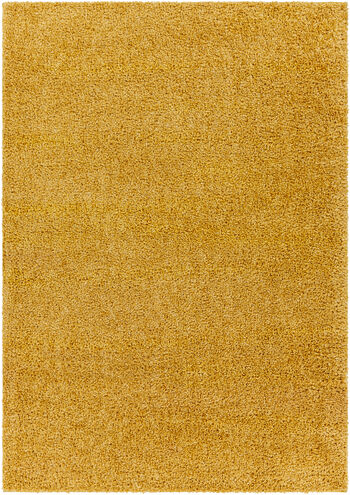 Deluxe Shag 123 X 94 inch Camel Rug, Rectangle