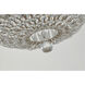 Canada 5 Light 15 inch Chrome Flush Mount Ceiling Light 