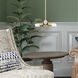 Copenhagen 3 Light 13 inch Satin Brass Mini Chandelier Ceiling Light
