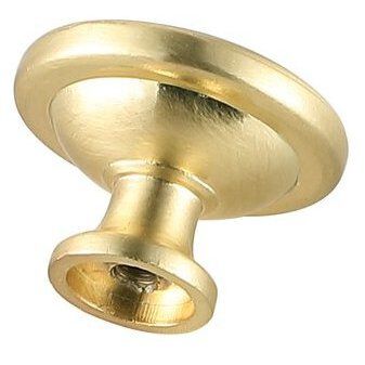 Garlande Brushed Gold Hardware Cabinet Knob, Set of 10