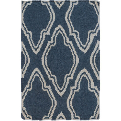 Fallon 36 X 24 inch Navy, Cream Rug