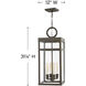 Open Air Porter LED 12 inch Oil Rubbed Bronze Outdoor Hanging, Estate Series