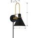 Medford 1 Light 7 inch Matte Black Sconce Wall Light