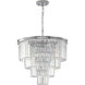 Canada 12 Light 24 inch Chrome Chandelier Ceiling Light
