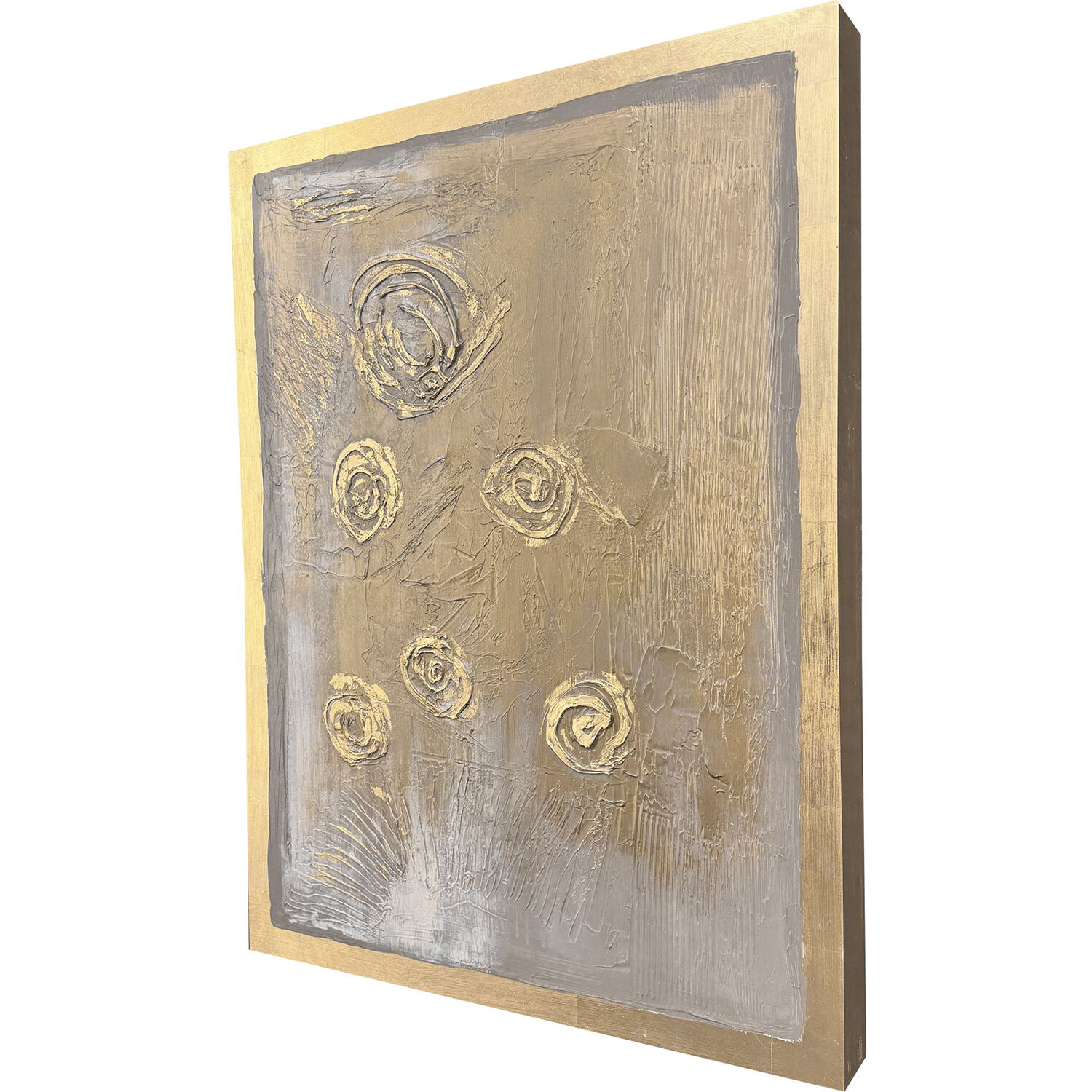 Metallica Beige and Metallic and Pink Wall Sculpture, The Studio