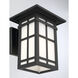Grydton 1 Light 10 inch Dark Matte Black Outdoor Wall Lantern