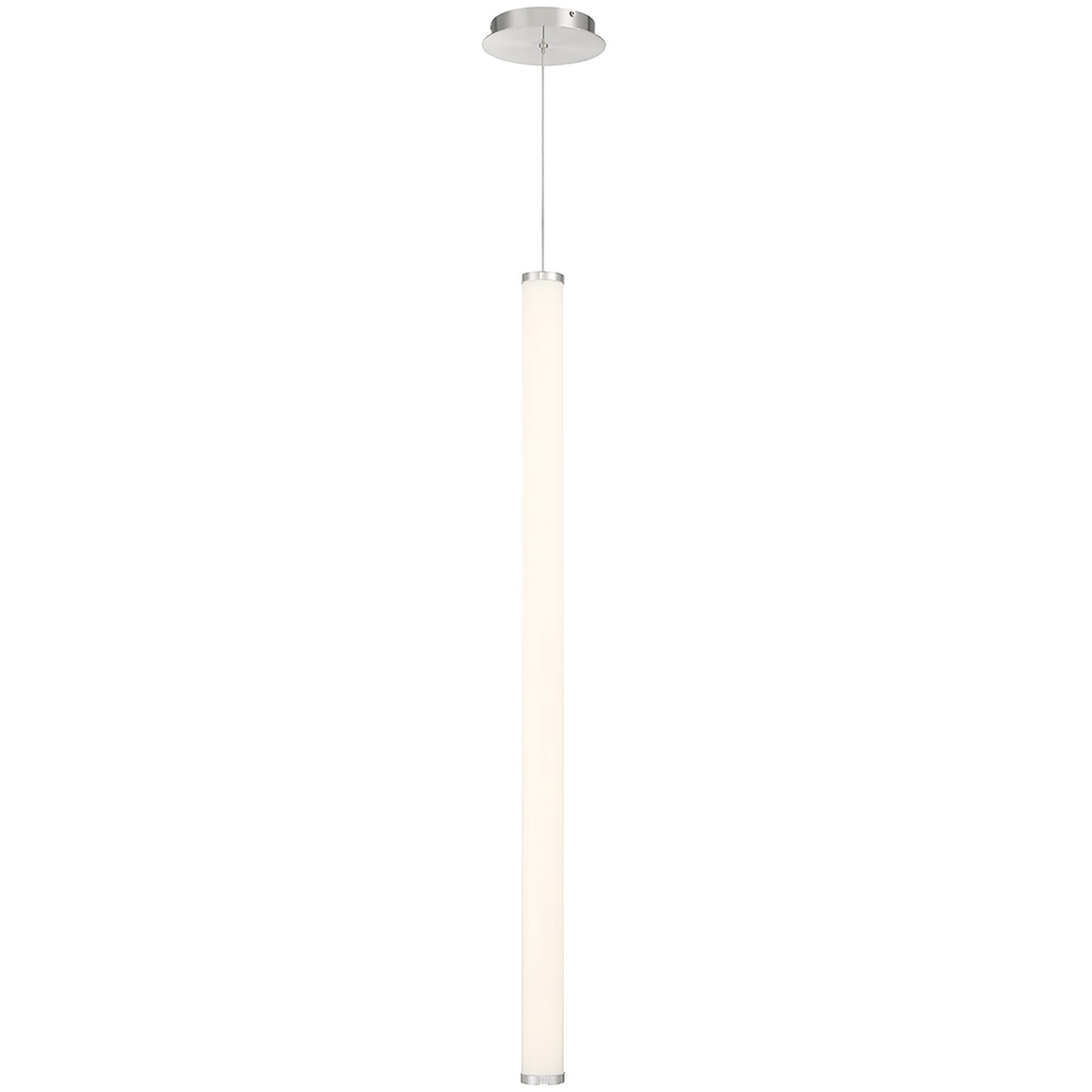 Flare LED 2.5 inch Brushed Nickel Mini-Pendant Ceiling Light, dweLED