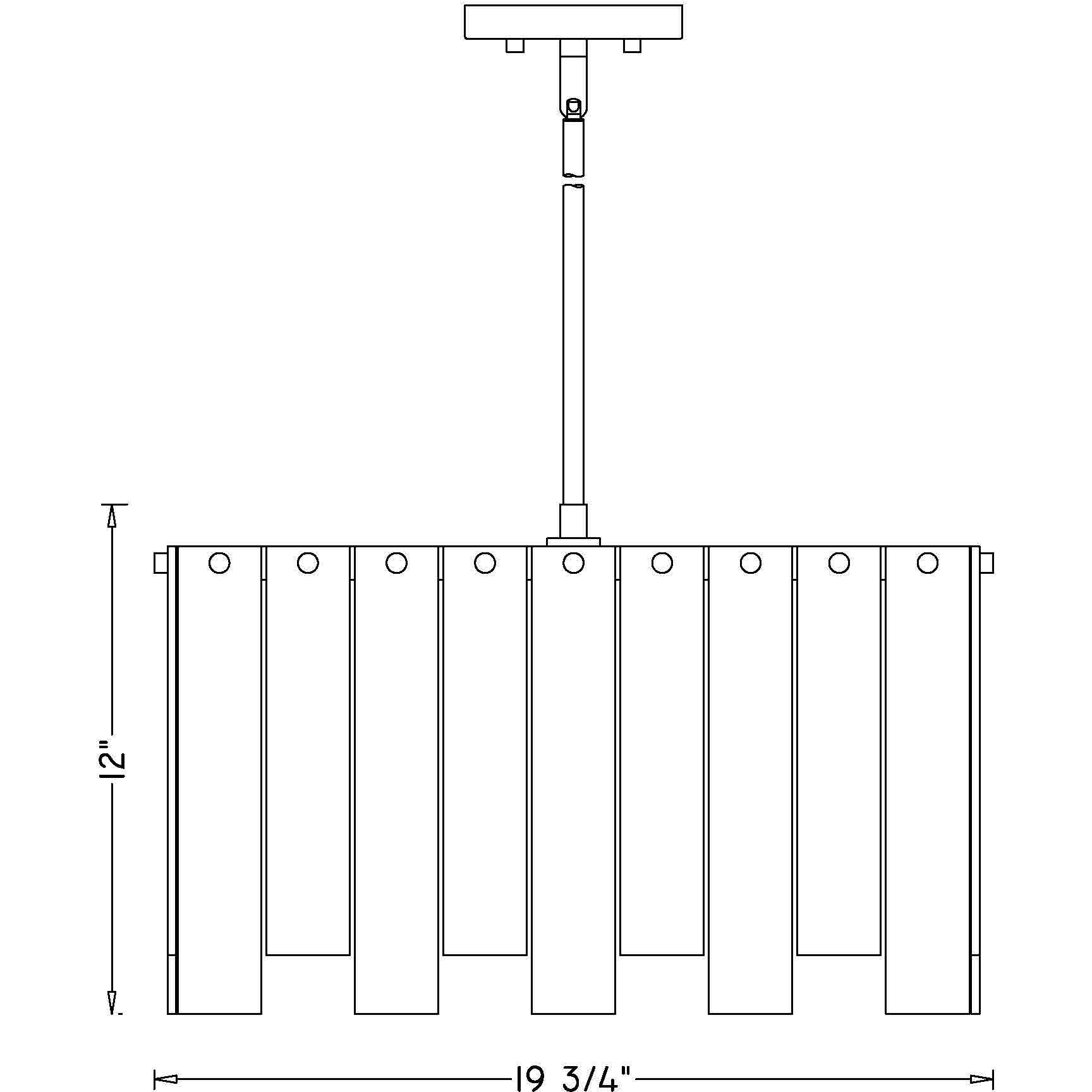 Viviana 8 Light 19.75 inch Polished Nickel Chandelier Ceiling Light