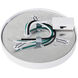 Disk light 120 7.4 inch White Disk Light, Pack of 4