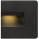 Hardy Island Luna 120v 4.00 watt Satin Black Landscape Step Light in 2700K, Horizontal